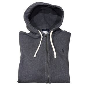 Polo Ralph Lauren Full Zip Sweatshirt Thermal Lined Hood Men's XXL